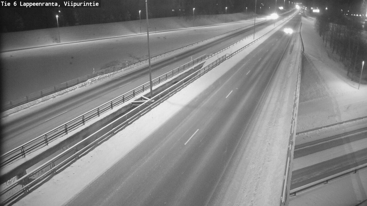 Weather Camera Image Road 6 Lappeenranta, Viipurintie, Lappeenranta, Etelä-Karjala
