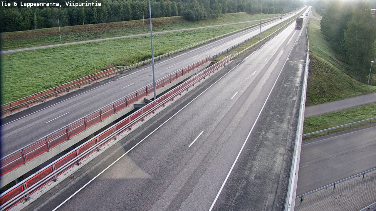 Weather Camera Image Road 6 Lappeenranta, Viipurintie, Lappeenranta, Etelä-Karjala