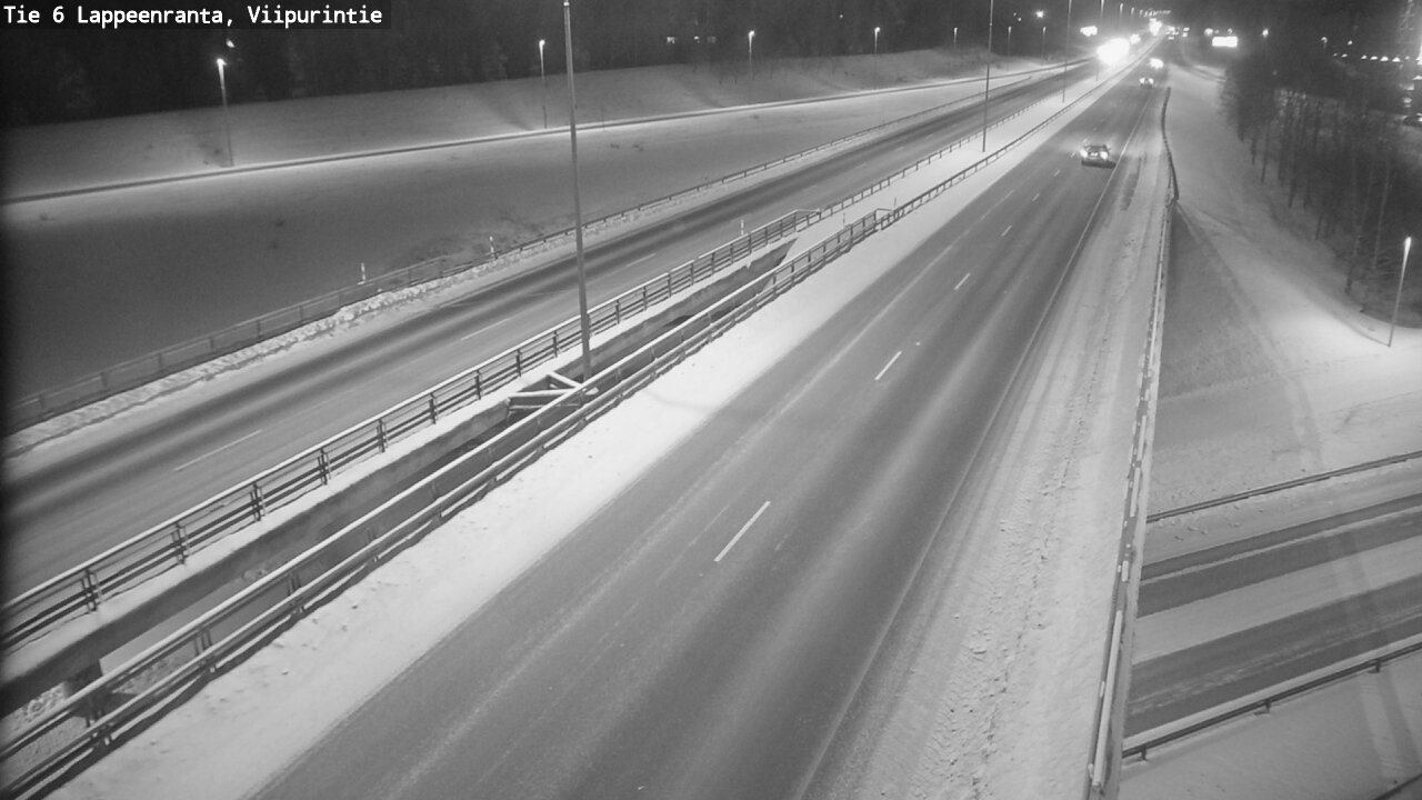 Weather Camera Image Road 6 Lappeenranta, Viipurintie, Lappeenranta, Etelä-Karjala