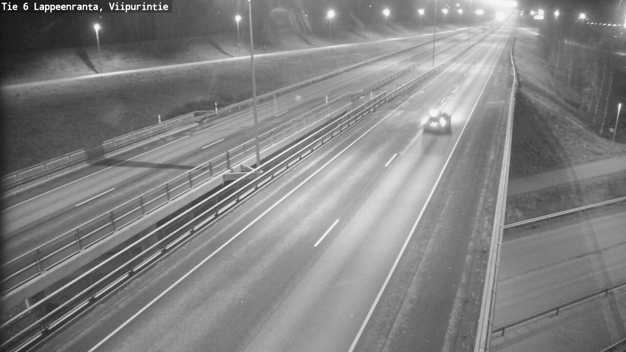 Weather Camera Image Väg 6 Villmanstrand, Viipurintie, Lappeenranta, Etelä-Karjala