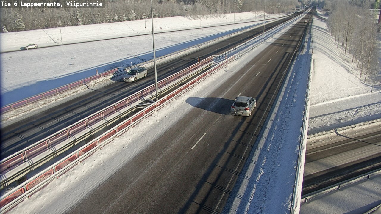 Weather Camera Image Road 6 Lappeenranta, Viipurintie, Lappeenranta, Etelä-Karjala