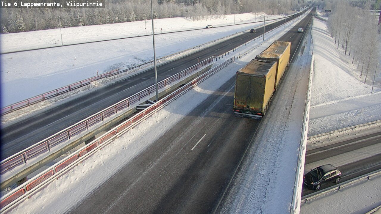 Weather Camera Image Road 6 Lappeenranta, Viipurintie, Lappeenranta, Etelä-Karjala