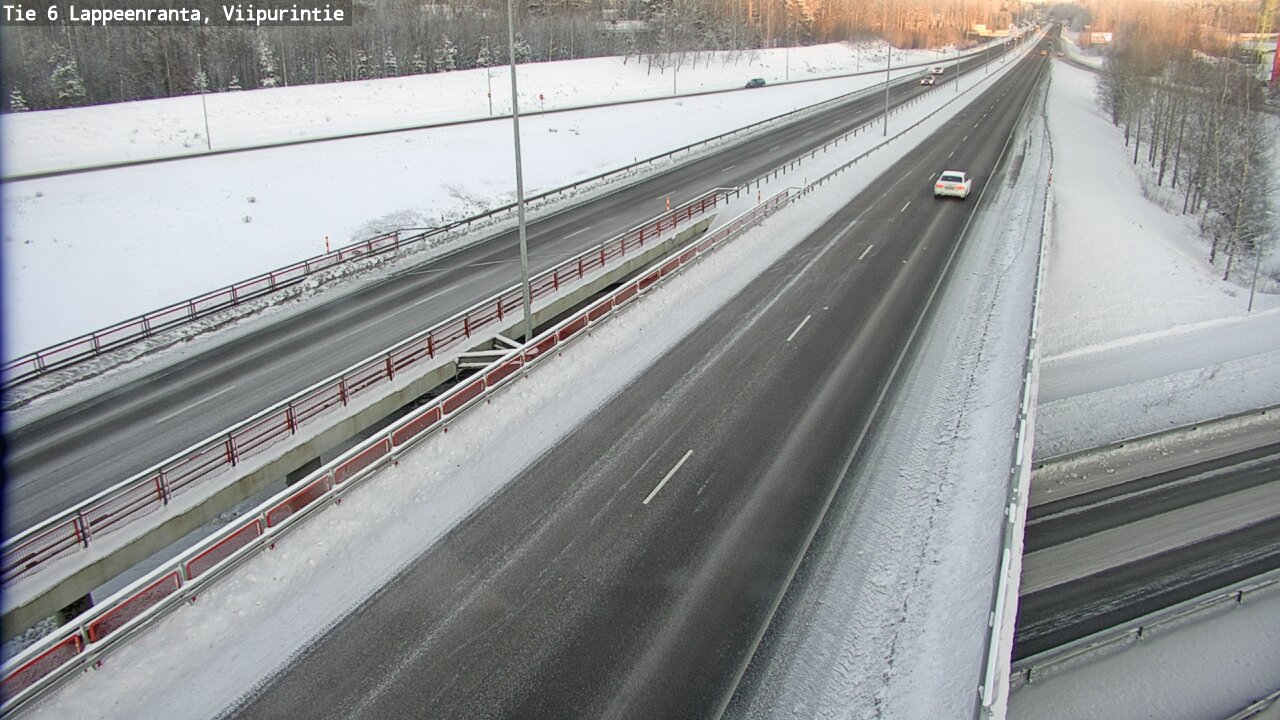 Weather Camera Image Road 6 Lappeenranta, Viipurintie, Lappeenranta, Etelä-Karjala