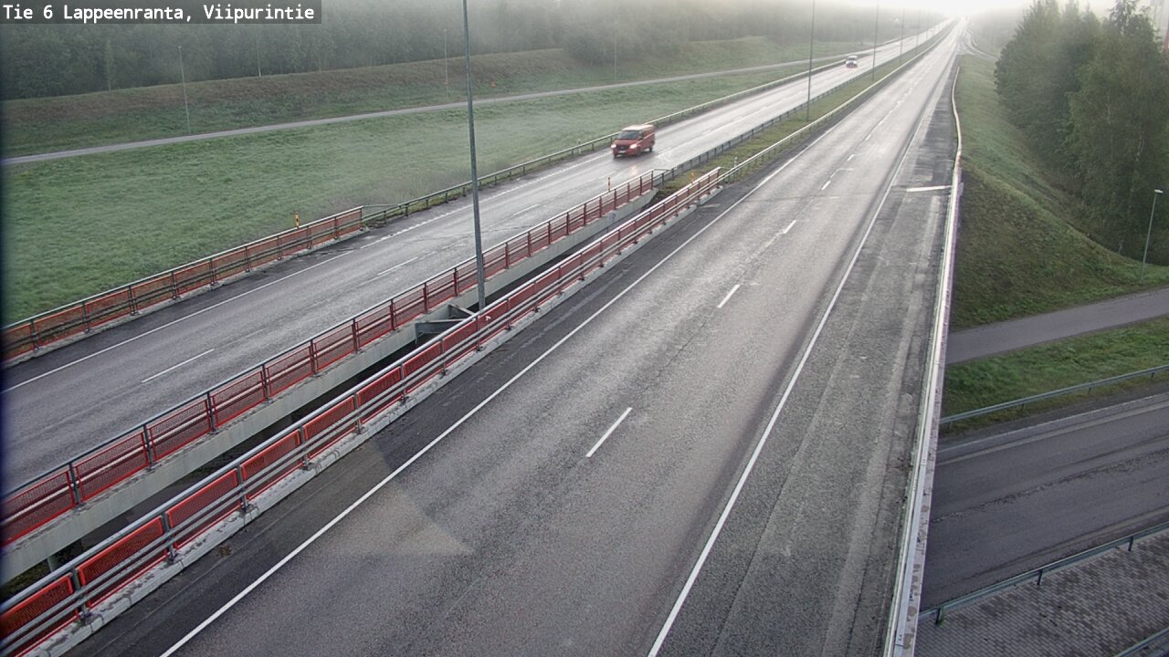 Weather Camera Image Road 6 Lappeenranta, Viipurintie, Lappeenranta, Etelä-Karjala