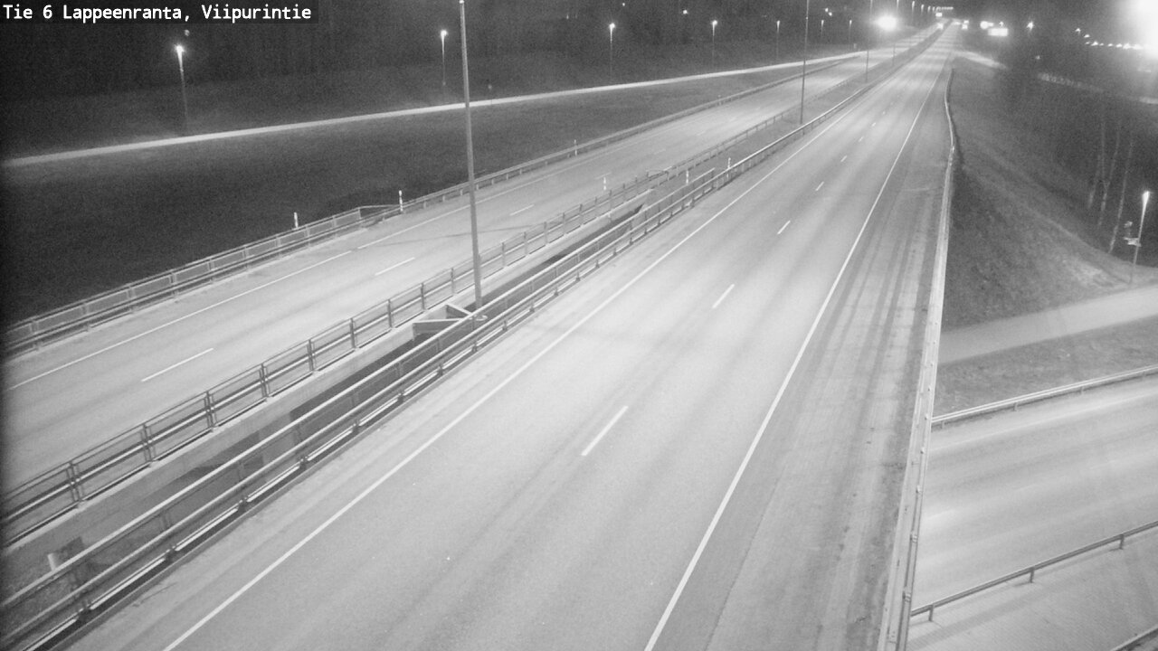 Weather Camera Image Road 6 Lappeenranta, Viipurintie, Lappeenranta, Etelä-Karjala