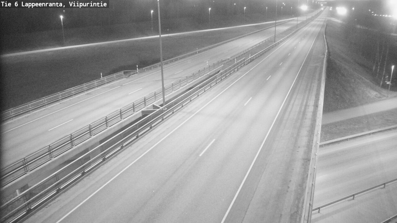 Weather Camera Image Road 6 Lappeenranta, Viipurintie, Lappeenranta, Etelä-Karjala