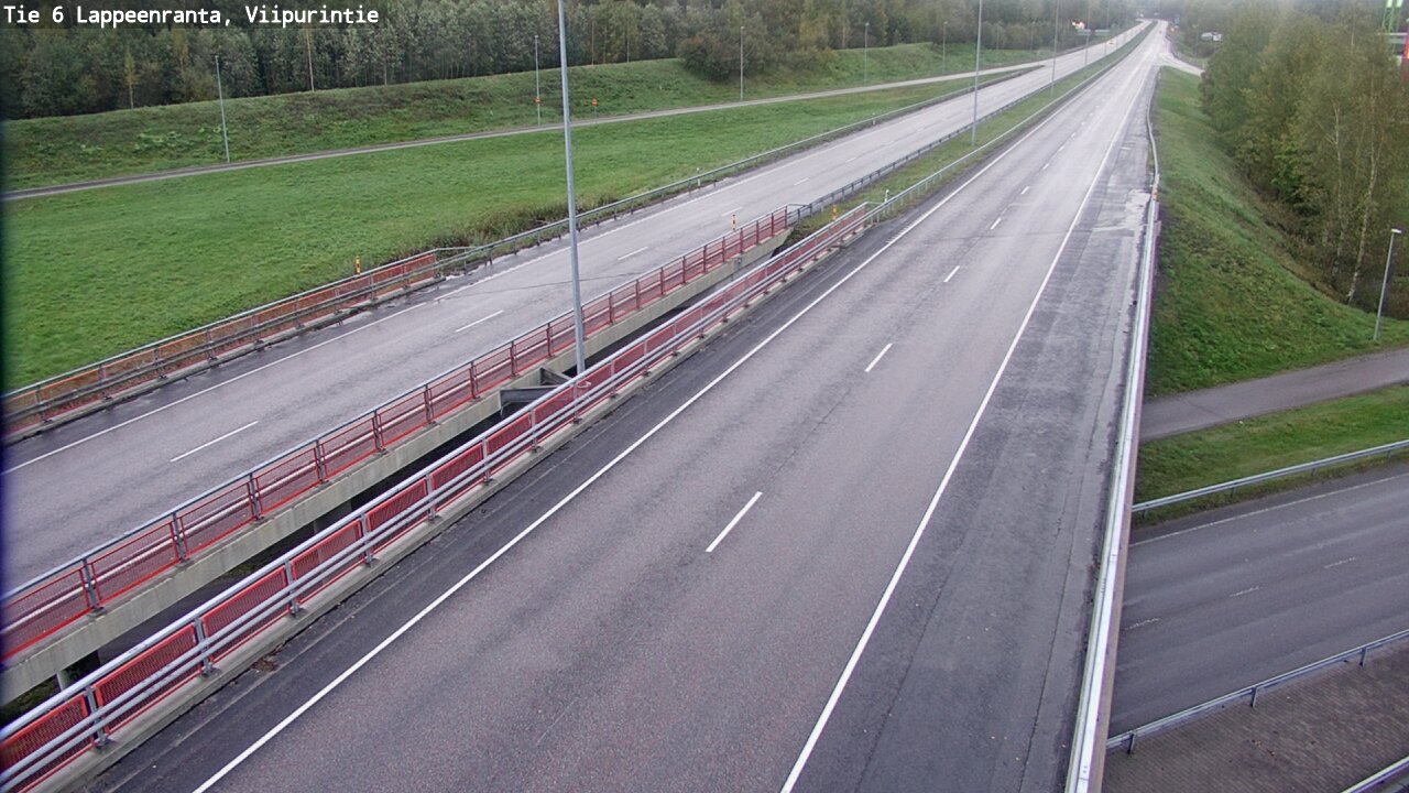 Weather Camera Image Road 6 Lappeenranta, Viipurintie, Lappeenranta, Etelä-Karjala