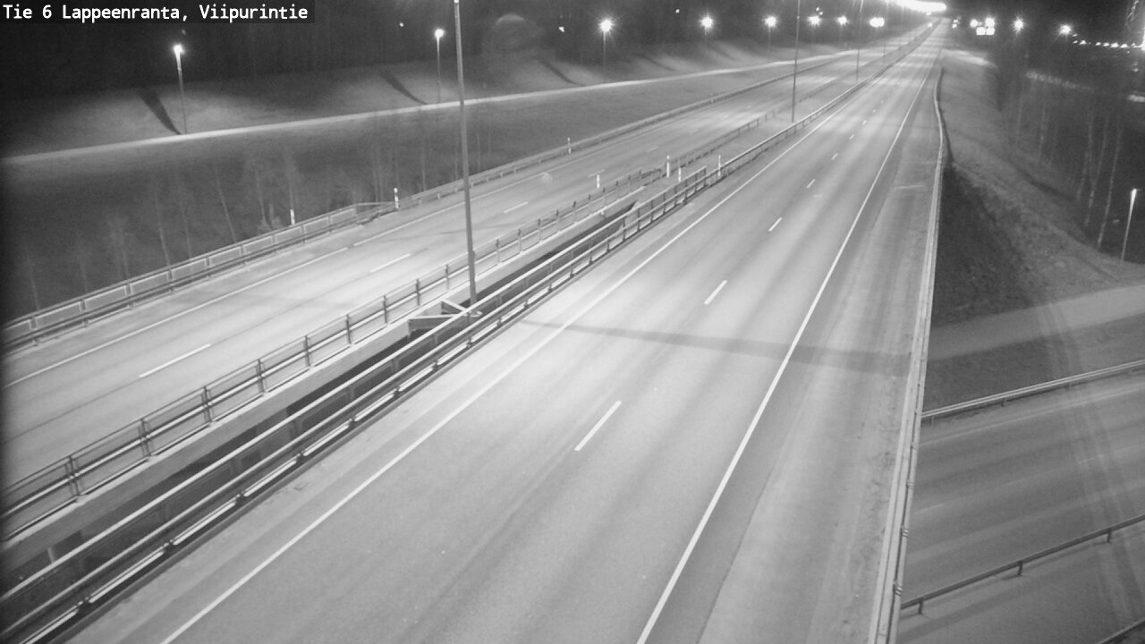 Weather Camera Image Road 6 Lappeenranta, Viipurintie, Lappeenranta, Etelä-Karjala