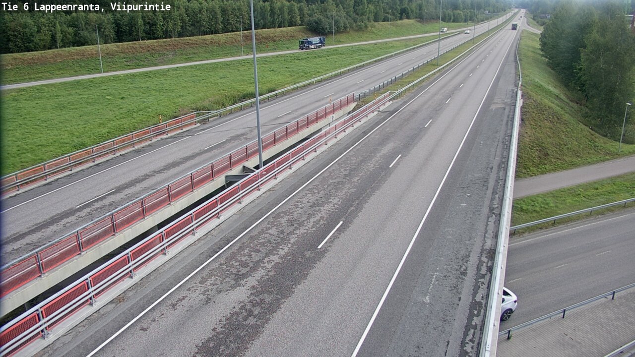 Weather Camera Image Road 6 Lappeenranta, Viipurintie, Lappeenranta, Etelä-Karjala