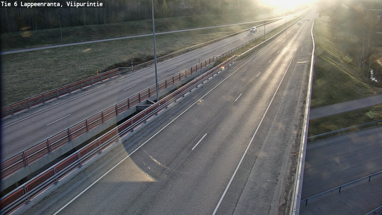 Weather Camera Image Väg 6 Villmanstrand, Viipurintie, Lappeenranta, Etelä-Karjala
