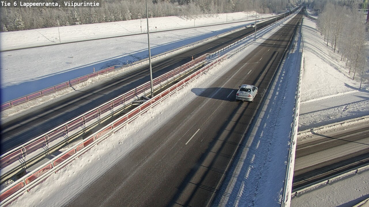 Weather Camera Image Road 6 Lappeenranta, Viipurintie, Lappeenranta, Etelä-Karjala