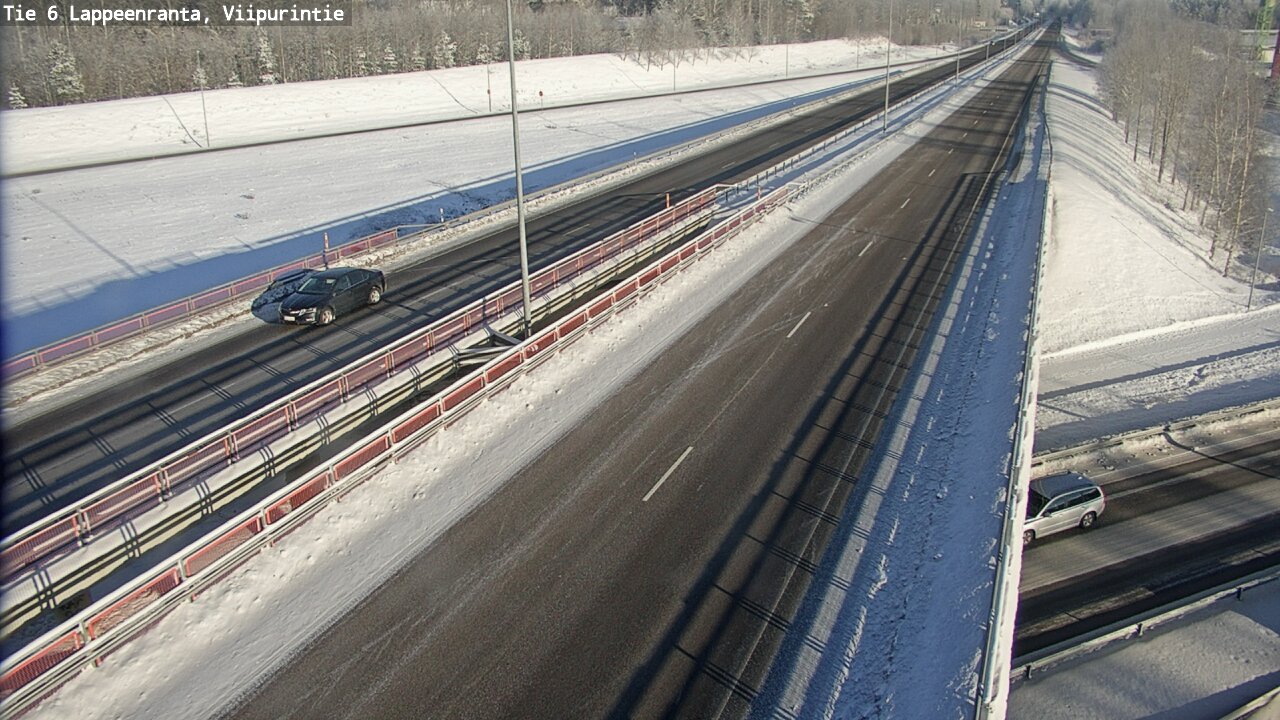 Weather Camera Image Road 6 Lappeenranta, Viipurintie, Lappeenranta, Etelä-Karjala