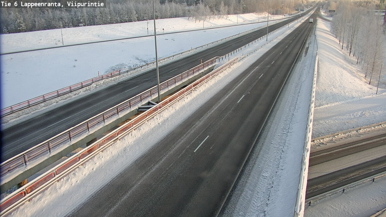 Weather Camera Image Road 6 Lappeenranta, Viipurintie, Lappeenranta, Etelä-Karjala