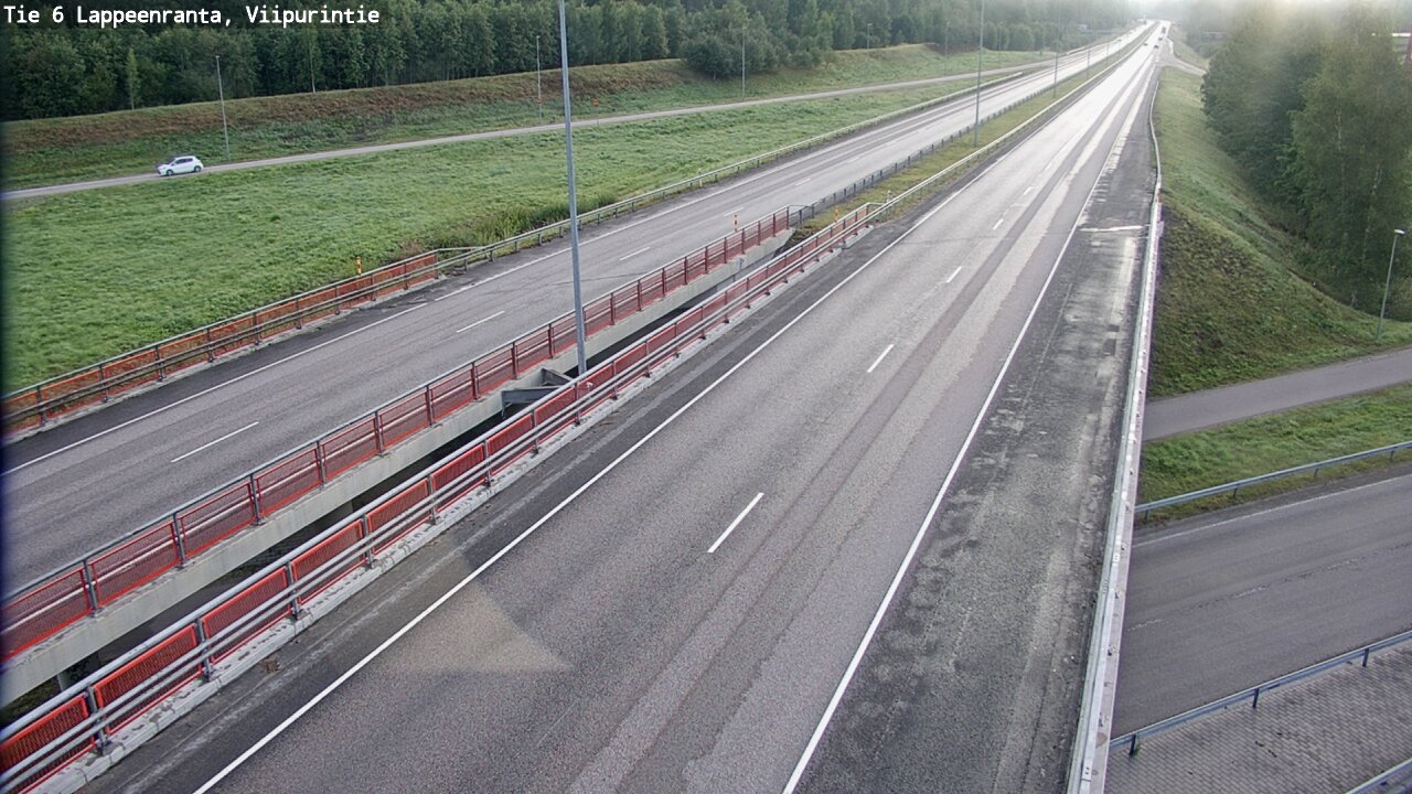 Weather Camera Image Road 6 Lappeenranta, Viipurintie, Lappeenranta, Etelä-Karjala