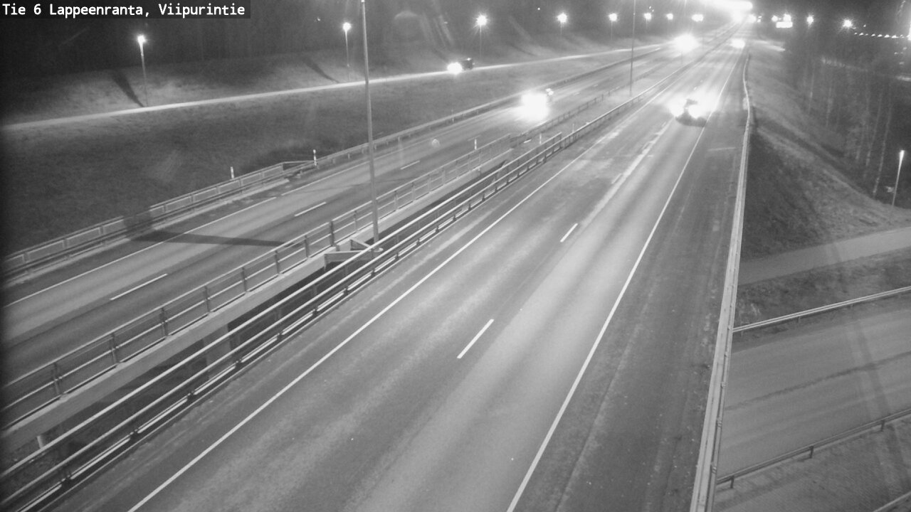 Weather Camera Image Väg 6 Villmanstrand, Viipurintie, Lappeenranta, Etelä-Karjala