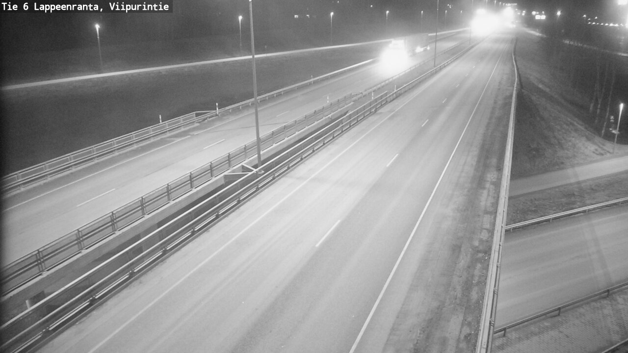 Weather Camera Image Road 6 Lappeenranta, Viipurintie, Lappeenranta, Etelä-Karjala