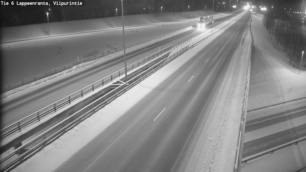 Weather Camera Image Road 6 Lappeenranta, Viipurintie, Lappeenranta, Etelä-Karjala