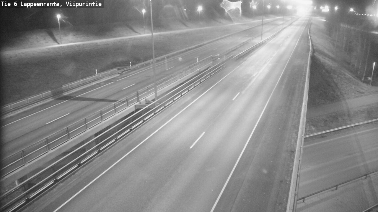 Weather Camera Image Road 6 Lappeenranta, Viipurintie, Lappeenranta, Etelä-Karjala