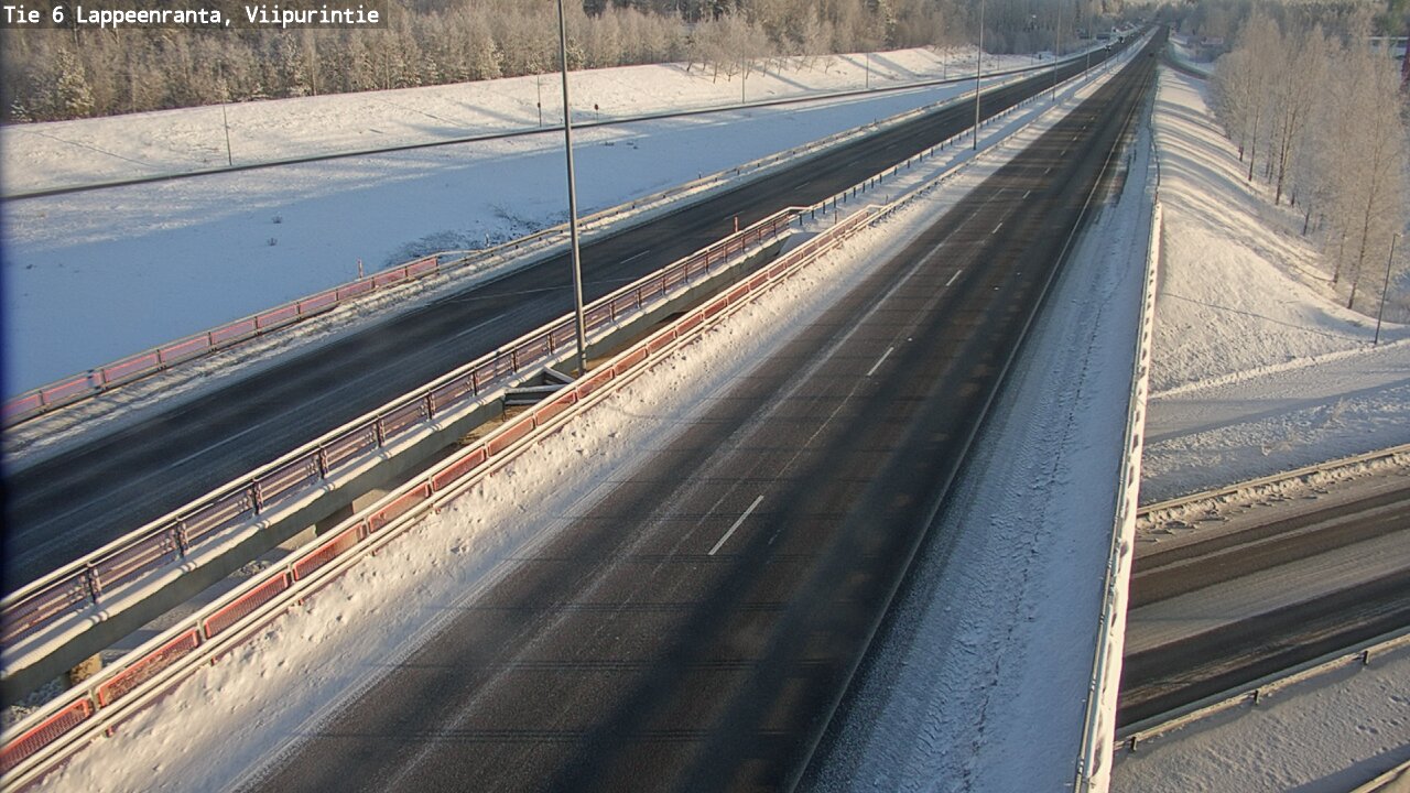 Weather Camera Image Road 6 Lappeenranta, Viipurintie, Lappeenranta, Etelä-Karjala