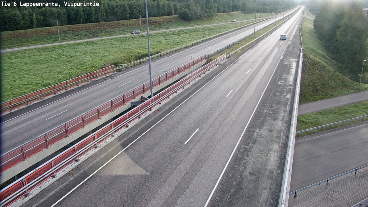 Weather Camera Image Road 6 Lappeenranta, Viipurintie, Lappeenranta, Etelä-Karjala