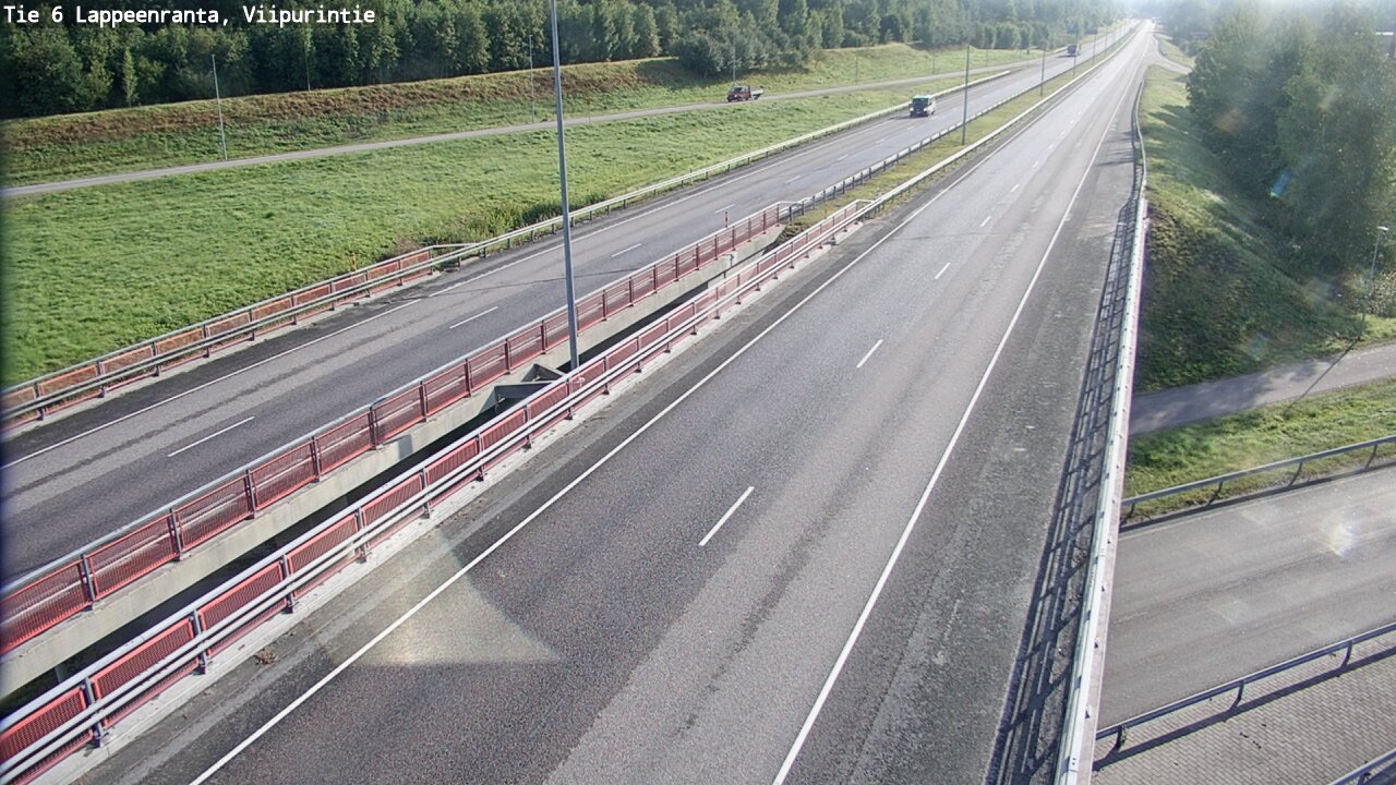 Weather Camera Image Road 6 Lappeenranta, Viipurintie, Lappeenranta, Etelä-Karjala