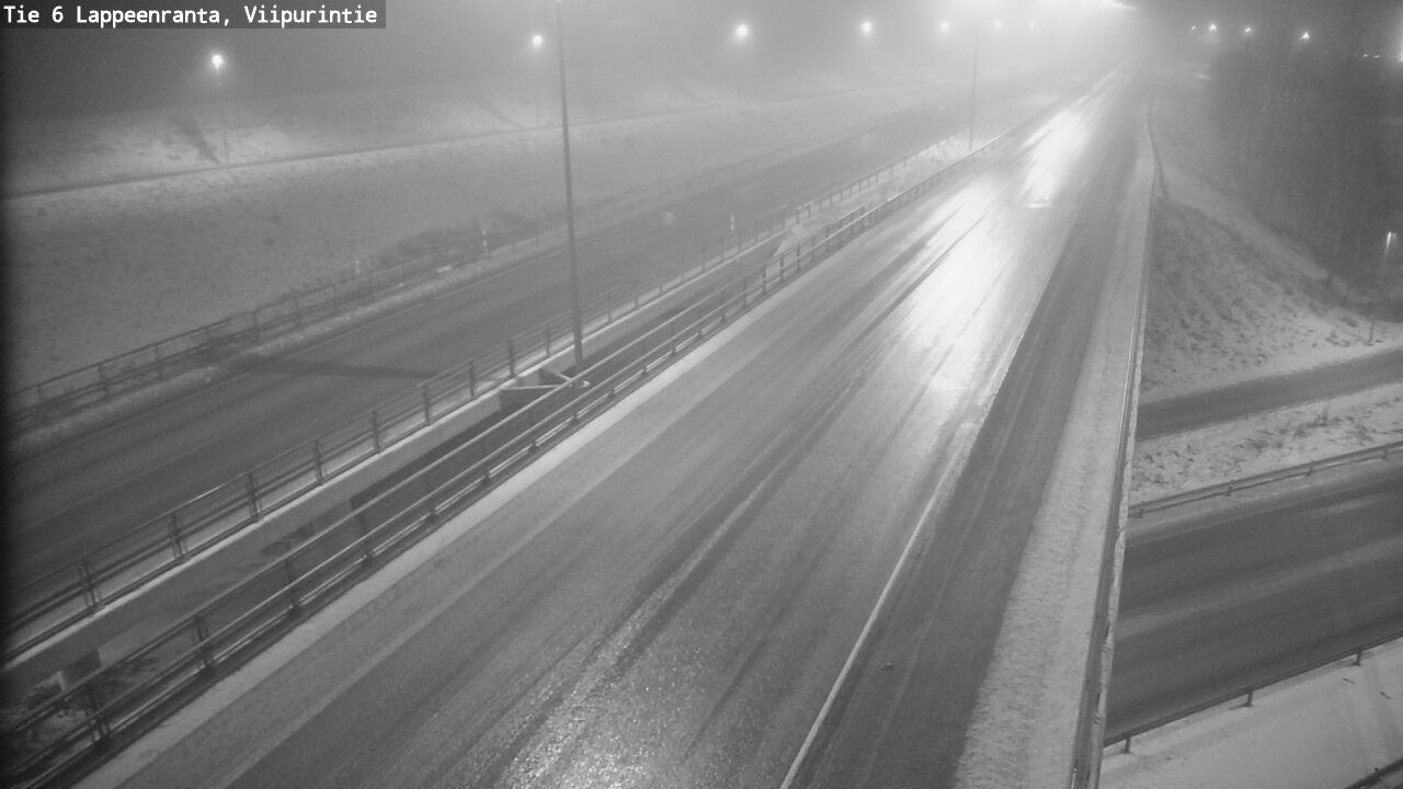 Weather Camera Image Väg 6 Villmanstrand, Viipurintie, Lappeenranta, Etelä-Karjala