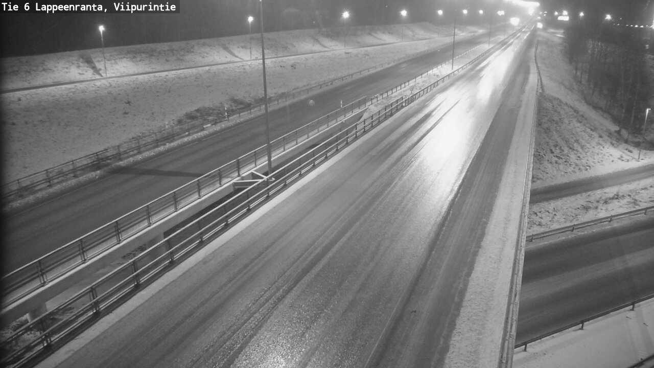 Weather Camera Image Väg 6 Villmanstrand, Viipurintie, Lappeenranta, Etelä-Karjala