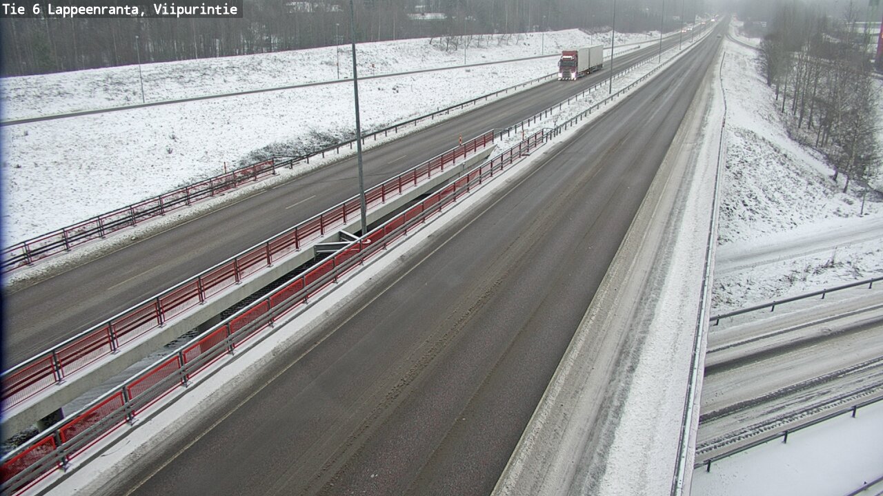 Weather Camera Image Väg 6 Villmanstrand, Viipurintie, Lappeenranta, Etelä-Karjala
