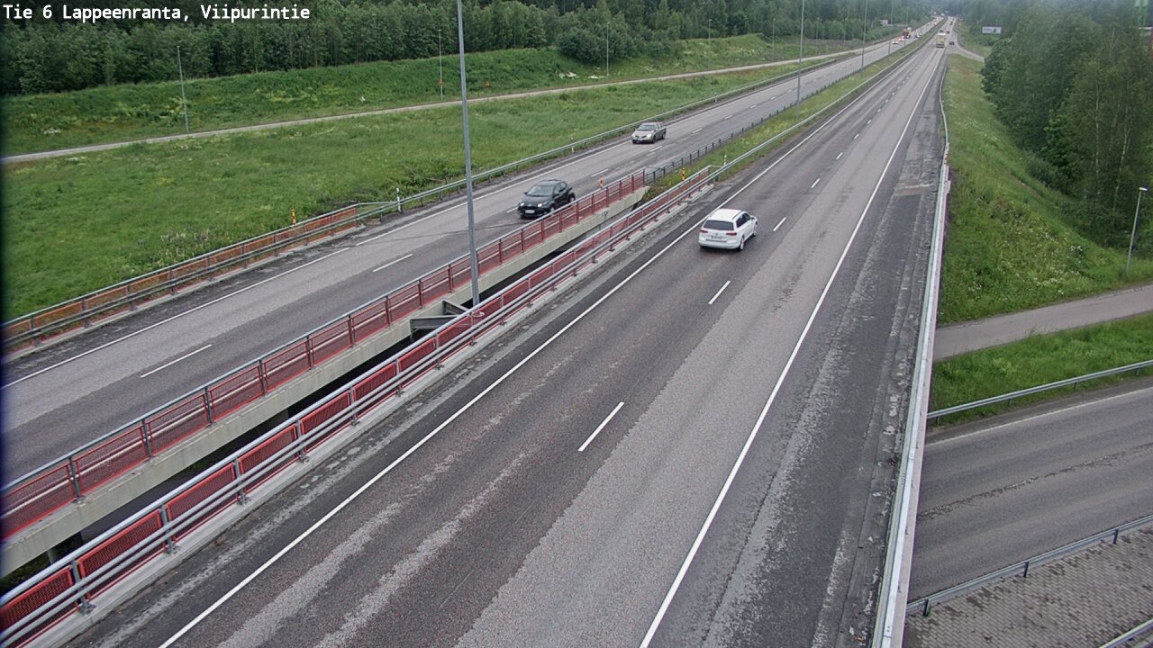 Weather Camera Image Väg 6 Villmanstrand, Viipurintie, Lappeenranta, Etelä-Karjala