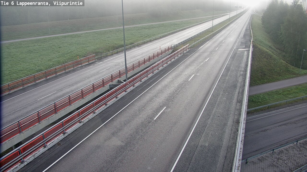 Weather Camera Image Road 6 Lappeenranta, Viipurintie, Lappeenranta, Etelä-Karjala