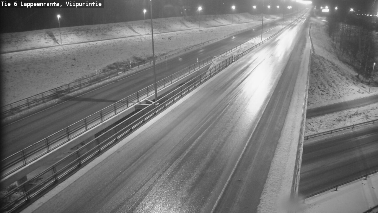Weather Camera Image Väg 6 Villmanstrand, Viipurintie, Lappeenranta, Etelä-Karjala