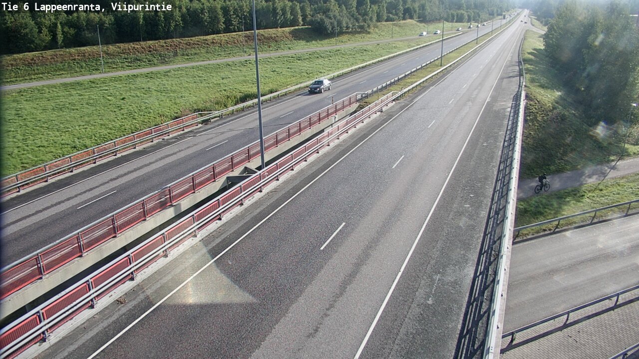 Weather Camera Image Road 6 Lappeenranta, Viipurintie, Lappeenranta, Etelä-Karjala