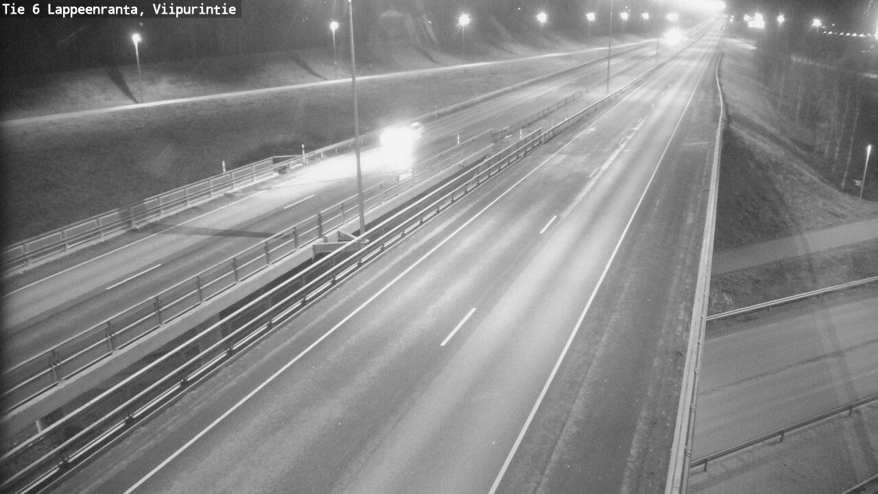 Weather Camera Image Väg 6 Villmanstrand, Viipurintie, Lappeenranta, Etelä-Karjala