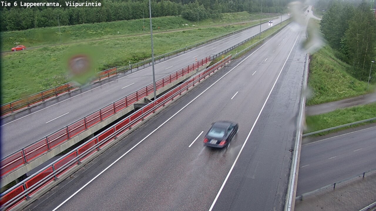Weather Camera Image Road 6 Lappeenranta, Viipurintie, Lappeenranta, Etelä-Karjala