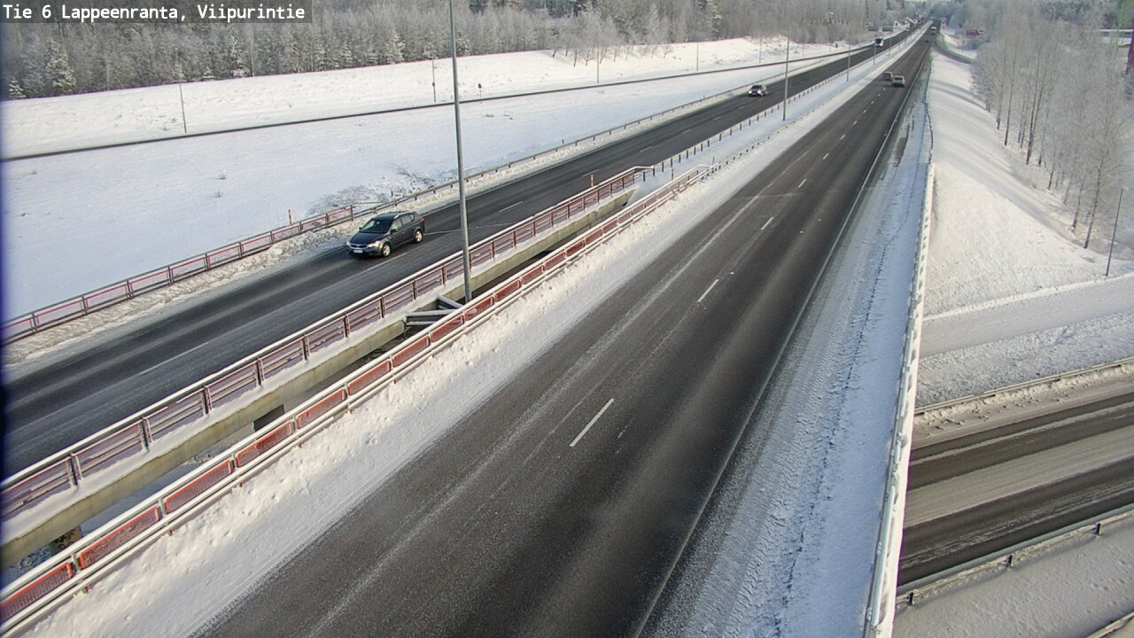 Weather Camera Image Road 6 Lappeenranta, Viipurintie, Lappeenranta, Etelä-Karjala