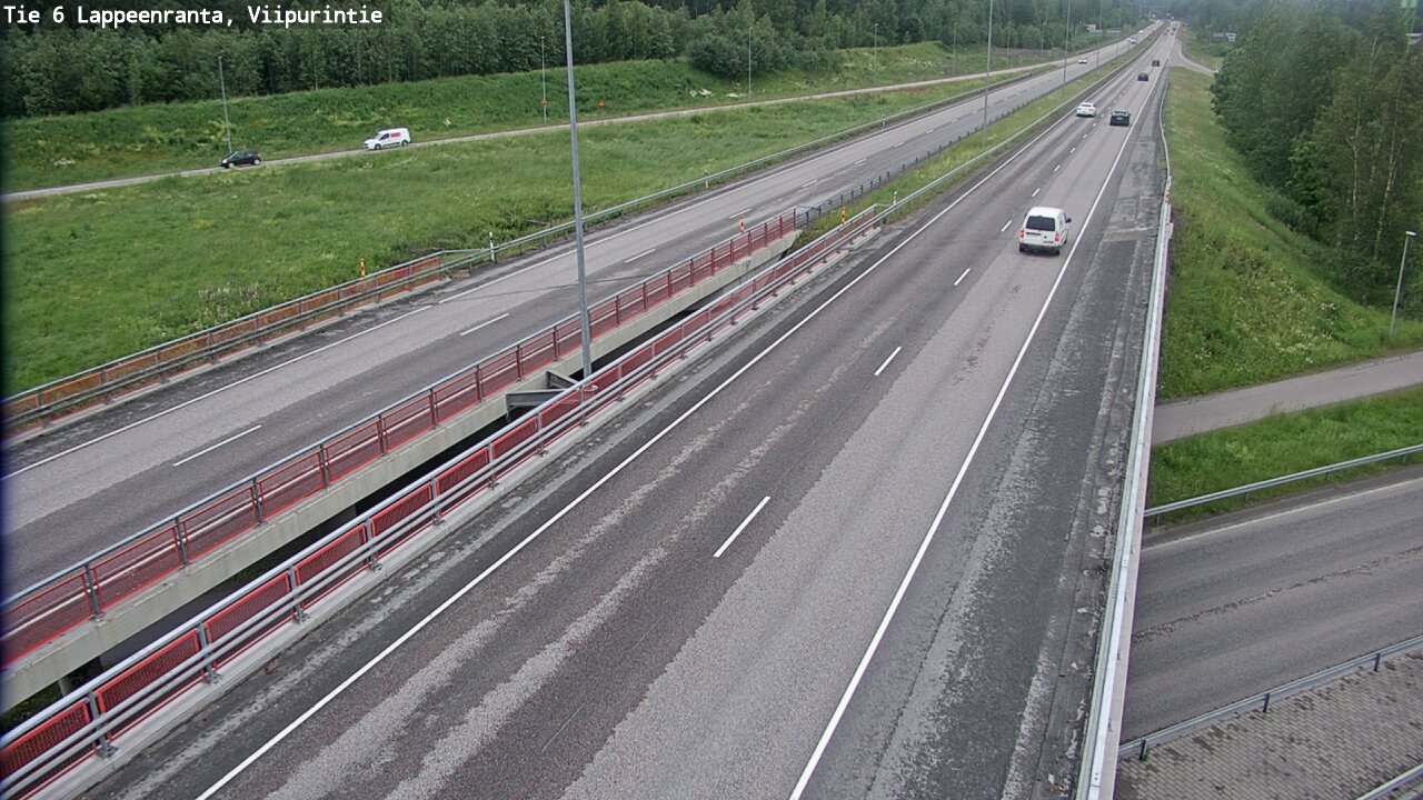 Weather Camera Image Väg 6 Villmanstrand, Viipurintie, Lappeenranta, Etelä-Karjala