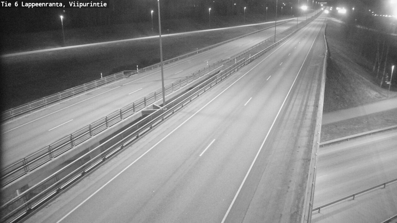 Weather Camera Image Road 6 Lappeenranta, Viipurintie, Lappeenranta, Etelä-Karjala