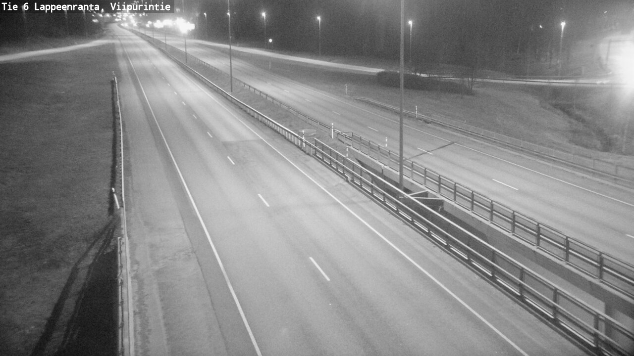 Weather Camera Image Road 6 Lappeenranta, Viipurintie, Lappeenranta, Etelä-Karjala