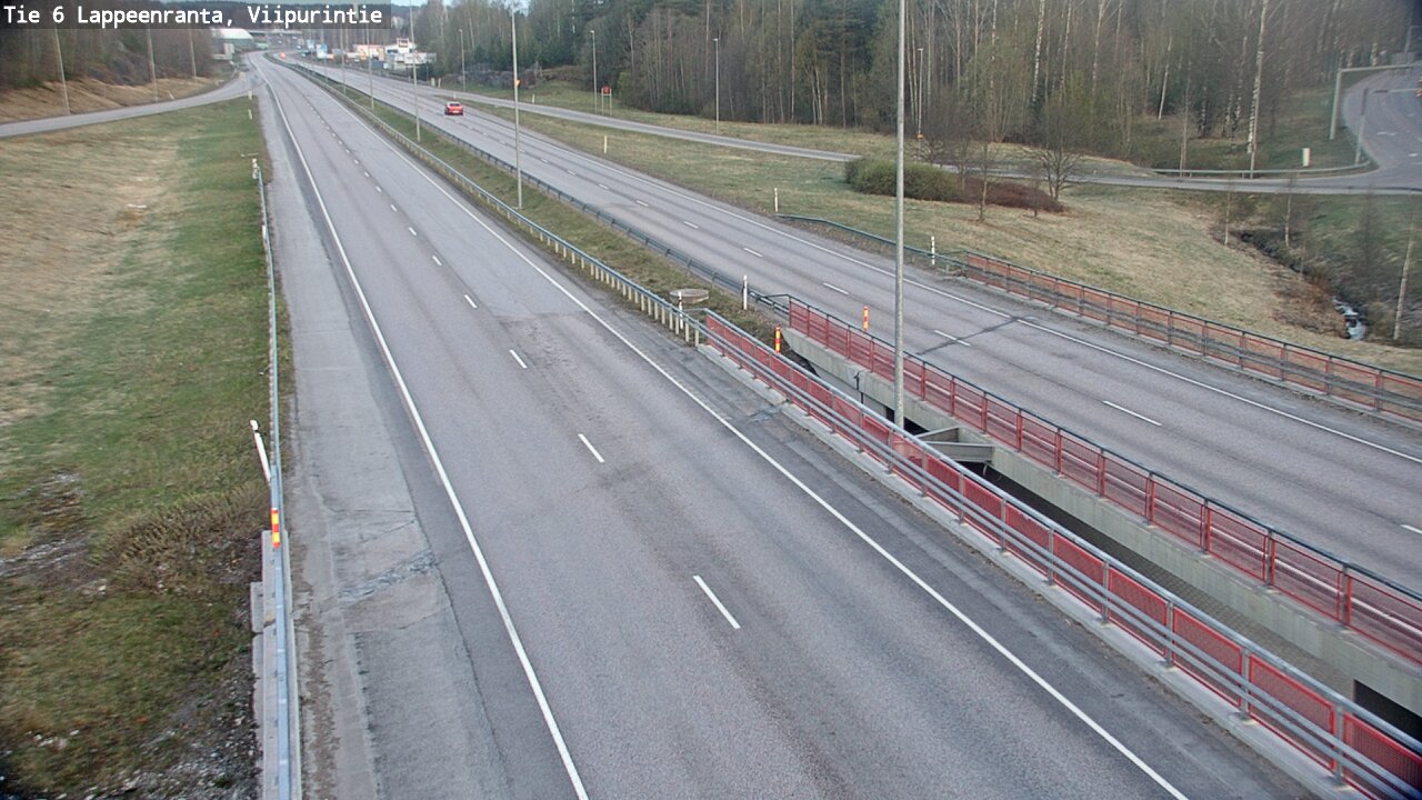 Weather Camera Image Road 6 Lappeenranta, Viipurintie, Lappeenranta, Etelä-Karjala