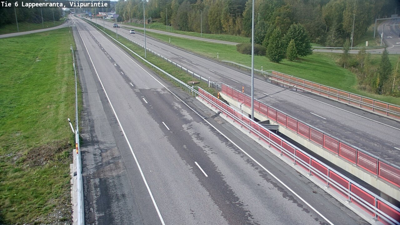 Weather Camera Image Road 6 Lappeenranta, Viipurintie, Lappeenranta, Etelä-Karjala