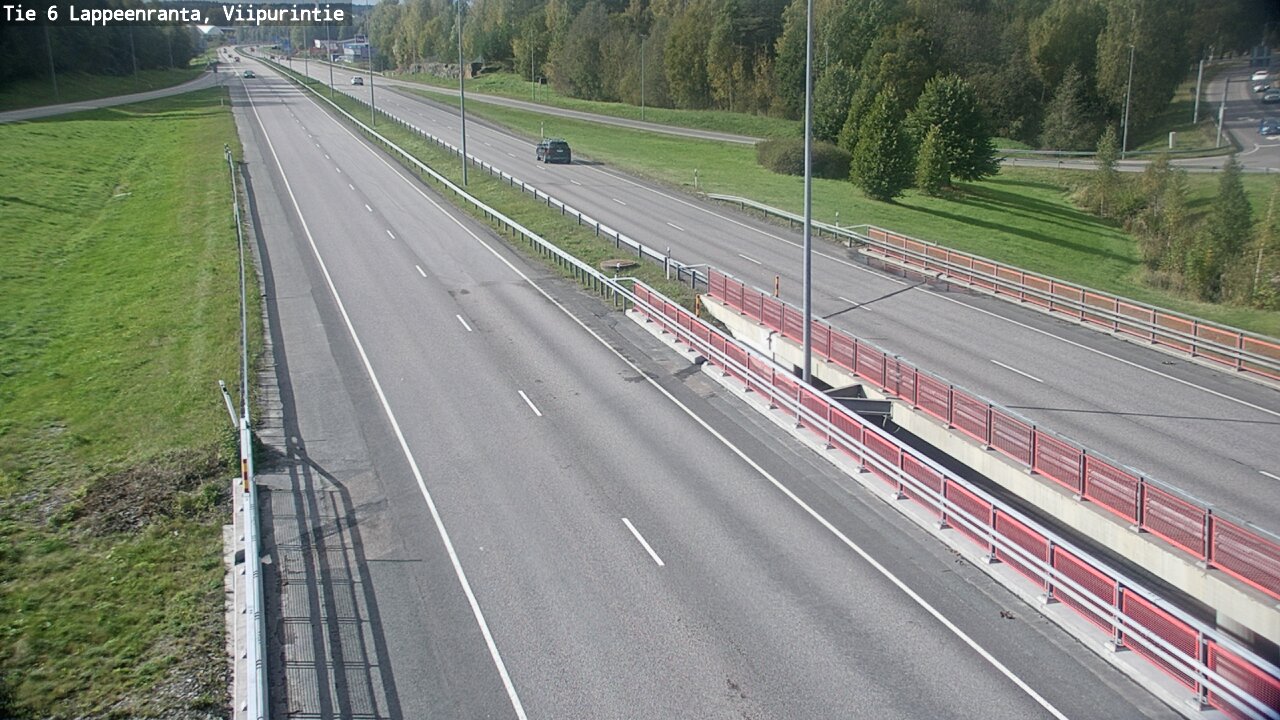 Weather Camera Image Road 6 Lappeenranta, Viipurintie, Lappeenranta, Etelä-Karjala