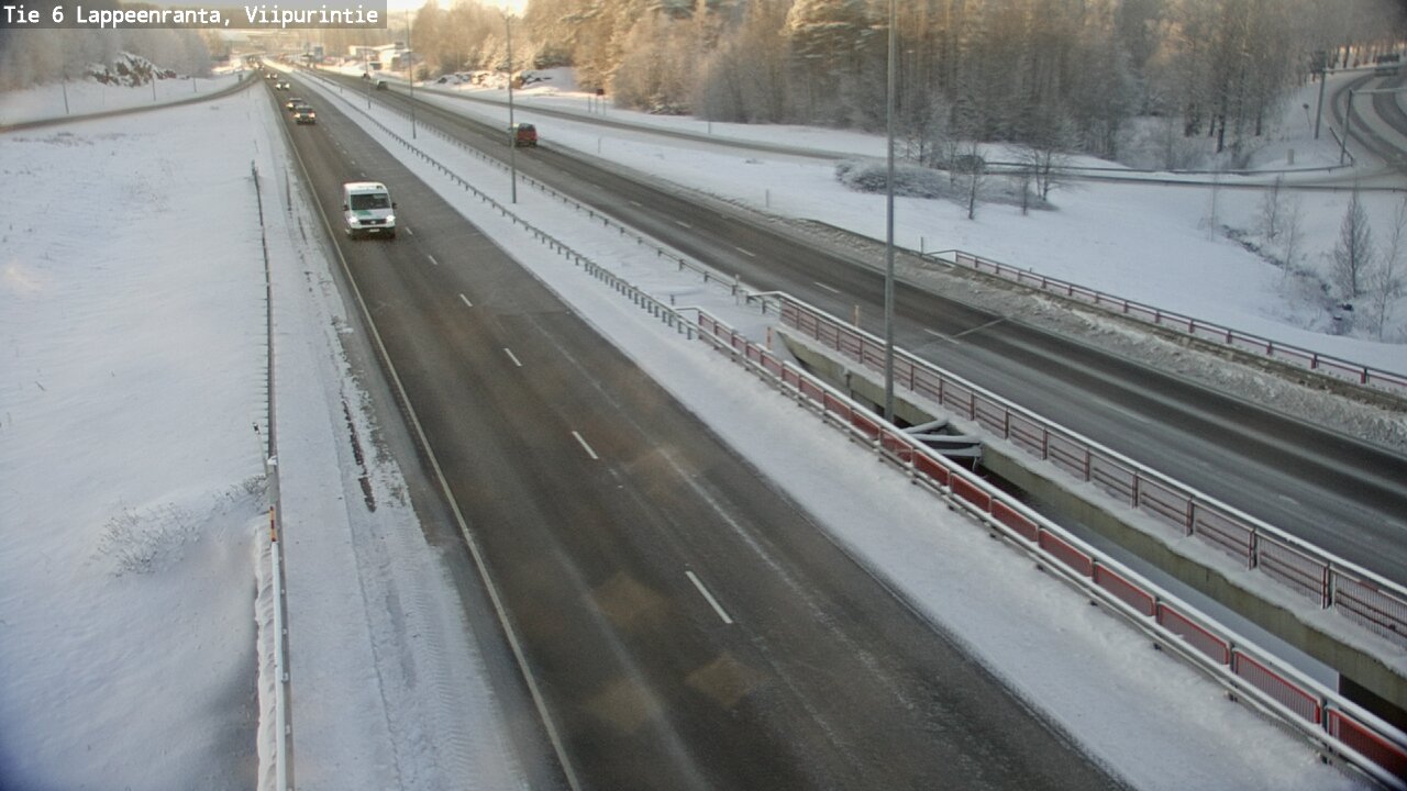 Weather Camera Image Road 6 Lappeenranta, Viipurintie, Lappeenranta, Etelä-Karjala