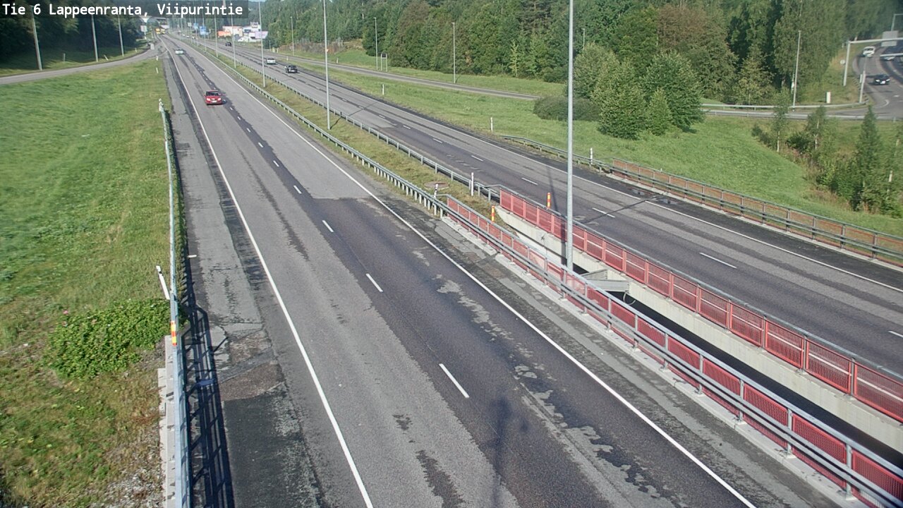 Weather Camera Image Road 6 Lappeenranta, Viipurintie, Lappeenranta, Etelä-Karjala