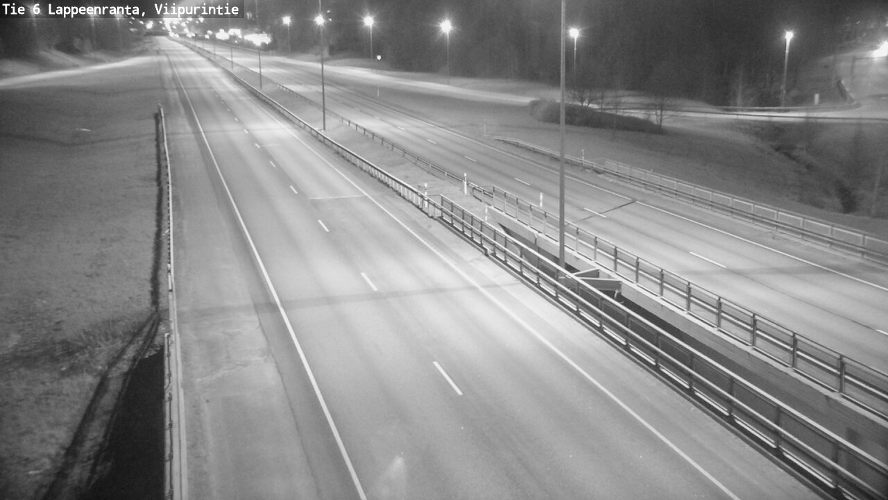 Weather Camera Image Väg 6 Villmanstrand, Viipurintie, Lappeenranta, Etelä-Karjala