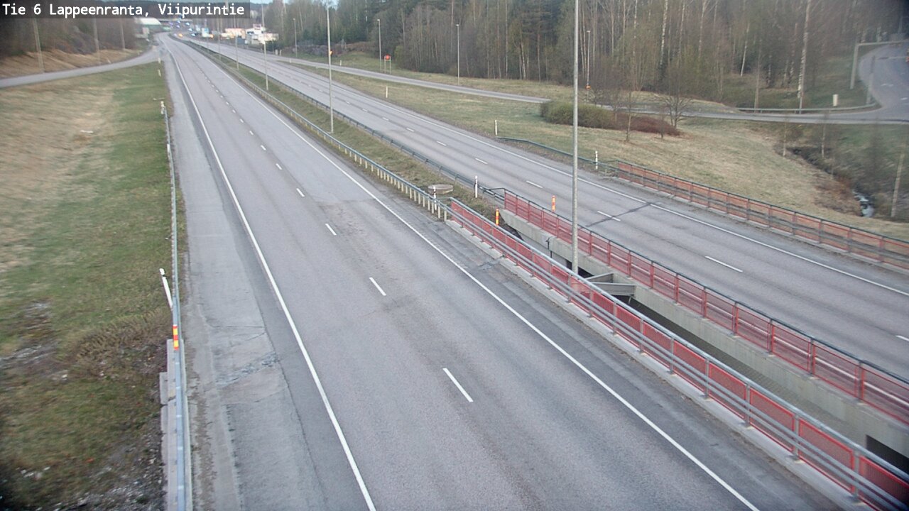 Weather Camera Image Road 6 Lappeenranta, Viipurintie, Lappeenranta, Etelä-Karjala