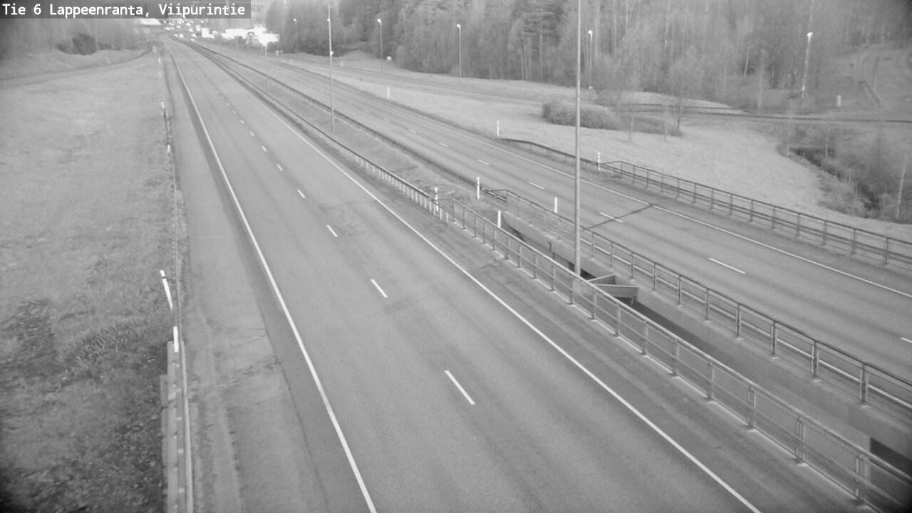 Weather Camera Image Road 6 Lappeenranta, Viipurintie, Lappeenranta, Etelä-Karjala