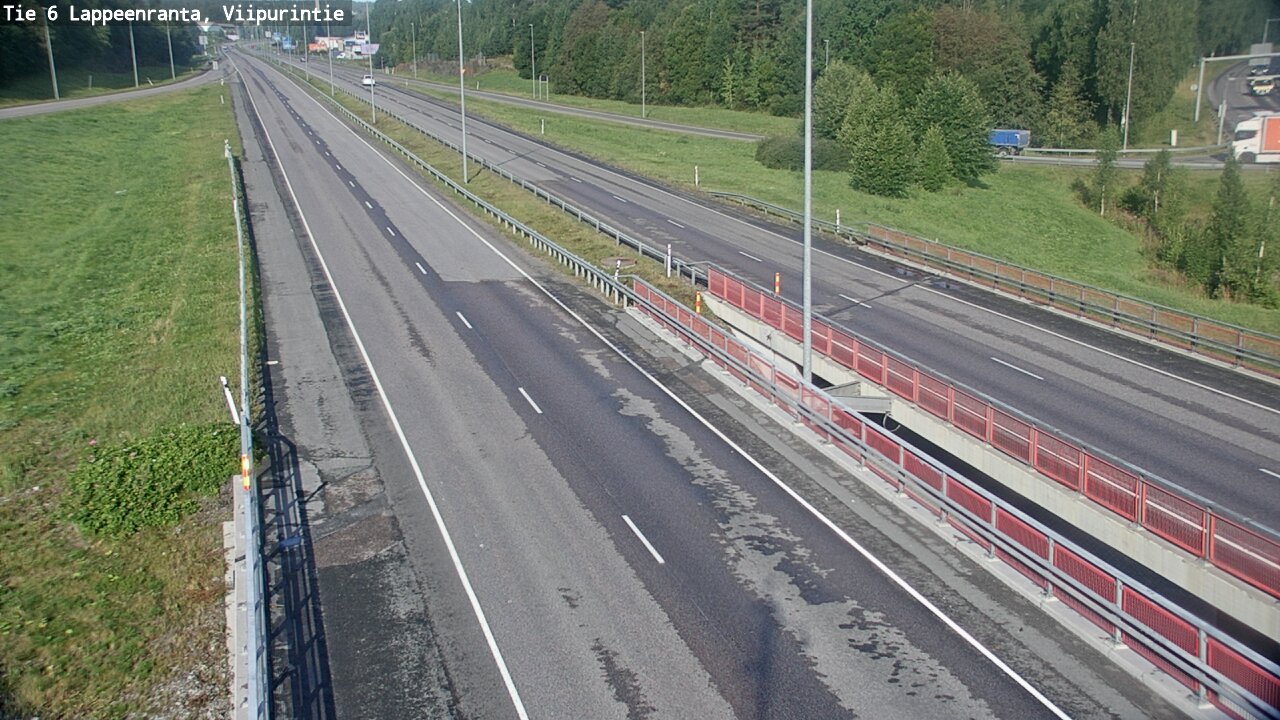 Weather Camera Image Road 6 Lappeenranta, Viipurintie, Lappeenranta, Etelä-Karjala