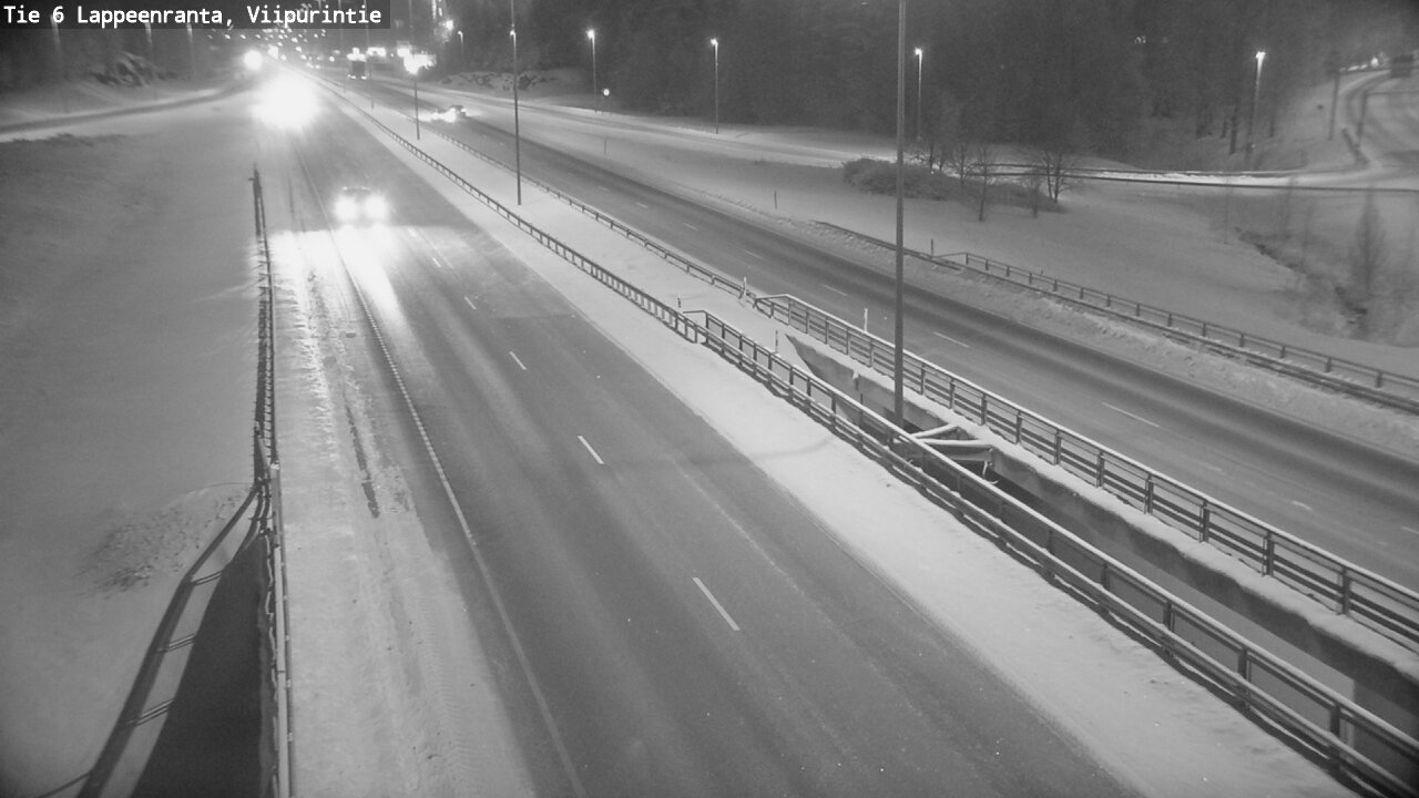 Weather Camera Image Road 6 Lappeenranta, Viipurintie, Lappeenranta, Etelä-Karjala