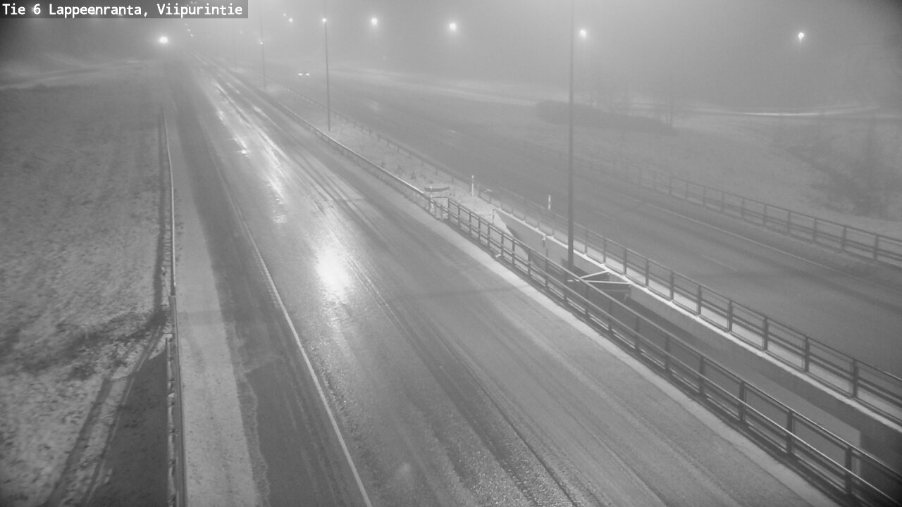 Weather Camera Image Väg 6 Villmanstrand, Viipurintie, Lappeenranta, Etelä-Karjala