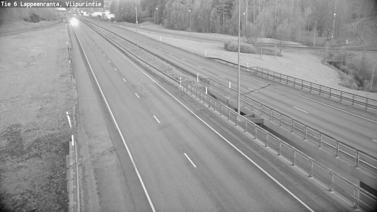 Weather Camera Image Road 6 Lappeenranta, Viipurintie, Lappeenranta, Etelä-Karjala